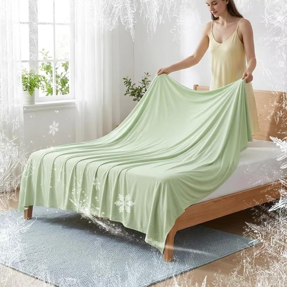 Ice Silk Material Cooling Blanket Light And Thin Air Conditioning Quilt  Home Office