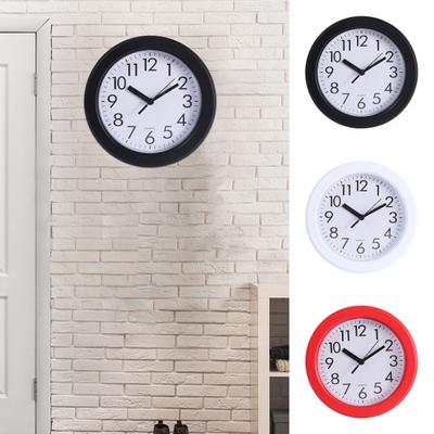 Modern Wall Clock Large Numerals Design Easy-to-Read Battery Operated Silent Non-Ticking Decorative Hanging Clock