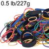 HAIDIBAO-Rubber Bands Assorted Sizes multicolor Elastic Rubber Bands Office Supplies 0.5lbs