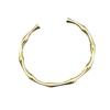 Vintage Hot Item Niche Design Internet Celebrity High-end Feel 18K Gold Bamboo Knot Simple Fashionable Living Mouth Bracelet