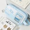 Blue Pencil Case Cute Cat Stationery Bag Kawaii Stationery Pouch  Gift
