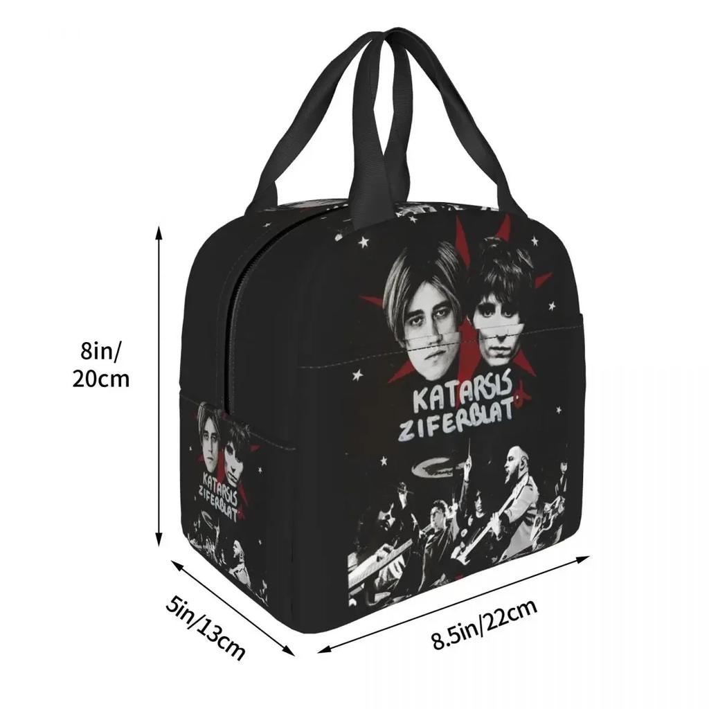 Katarsis Tavo Akys Lithuania Eurovision 2025 Insulated Lunch Bag for Women Children Portable Food Boxes Thermal Lunch Box Tote