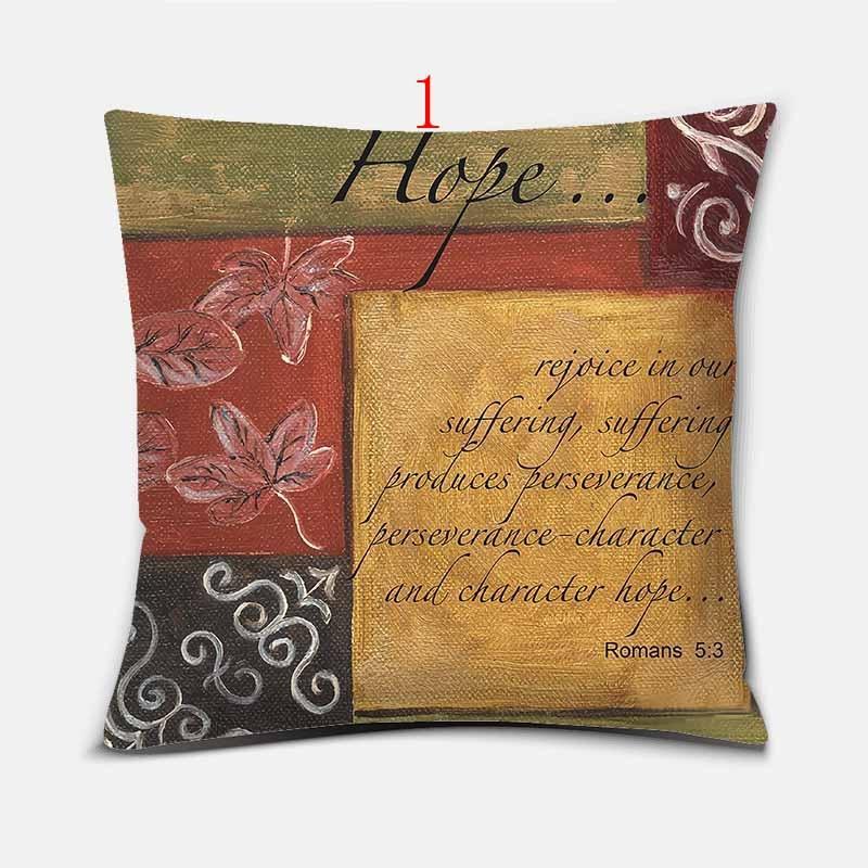 Надежда, любовь, вера, верят, прочность, квадратная наволочка с принтом, украшение для дома, автомобильный диван, наволочка 40x40cm