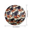 Good Night Dogs Indoor Soccer Ball Size 5 Colorful All Ages Machine Stitched PVC Competition Ready Durable High-Bounce