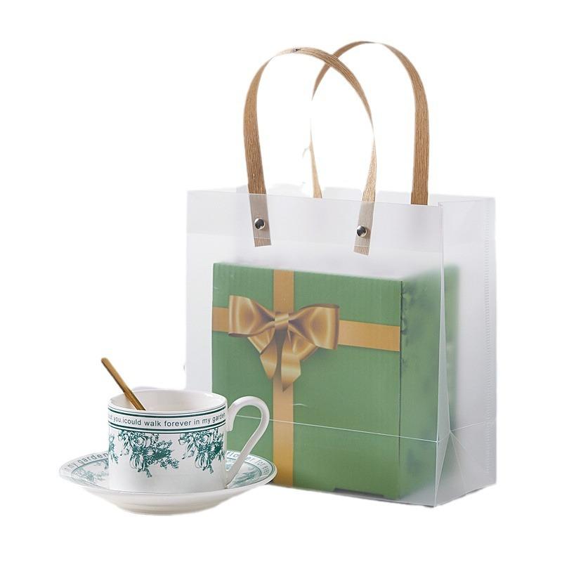 Xiaoxiangfeng Ceramic Coffee Cup And Saucer Set Household Afternoon Tea Cup Simple Office Household Breakfast Milk Tea Cup