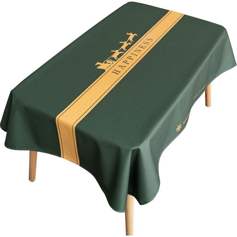 Nappe de Noël imperméable, anti-brûlure et anti-huile, nappe sans lavage, tapis de table, tapis de table basse, nappe