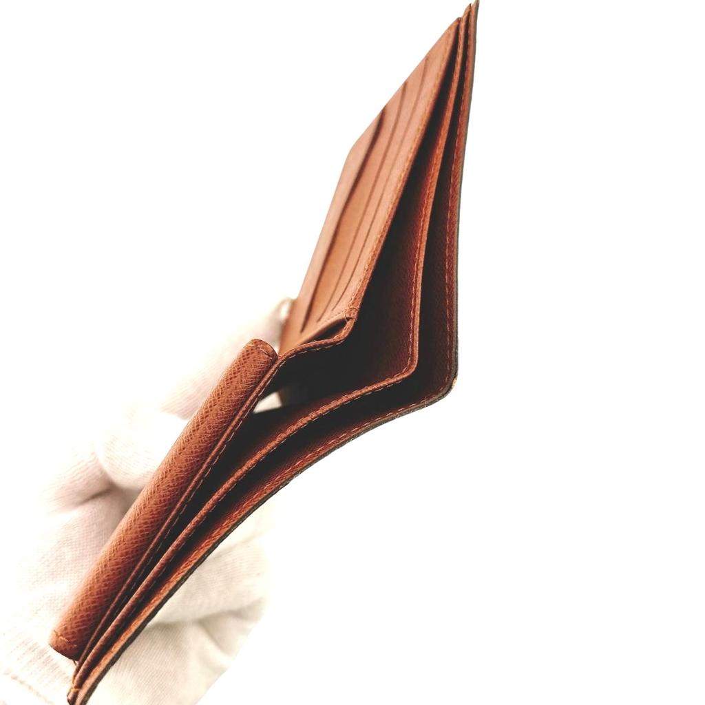 LOUIS VUITTON Monogram Includes Marco Coin Pocket wallet Monogram canvas M61675 Used