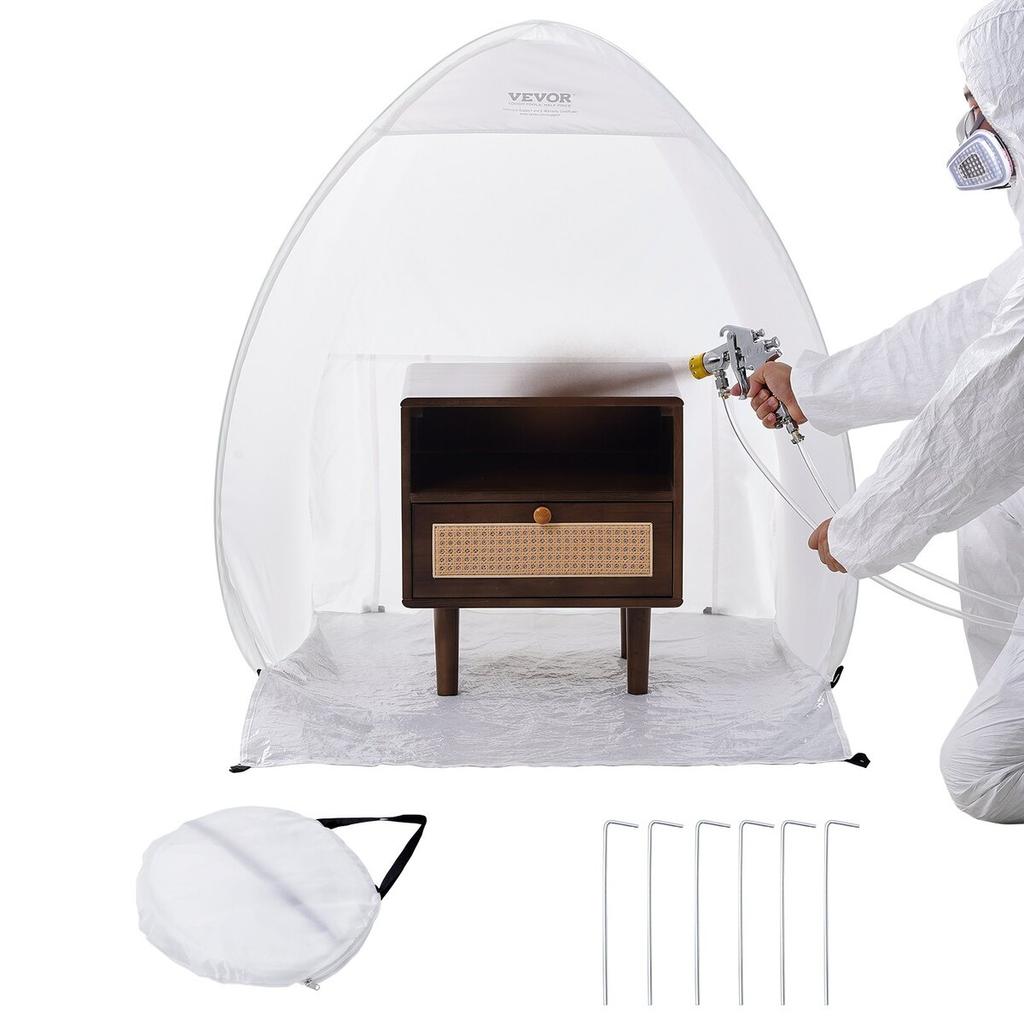 Sprühfarben-Schutzhaus Tragbare Sprühfarben-Zeltkabine 40x35x40 Zoll Pop-Up