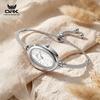 OPK Brand New Exquisite and Elegant Half Bracelet Small Oval Waterproof Women's Quartz Watch 6097