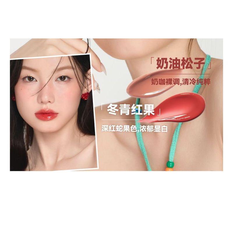 AZTK - Jelly de buze cu textură de jeleu, cu două culori și aplicator tip picurător - 4 culori