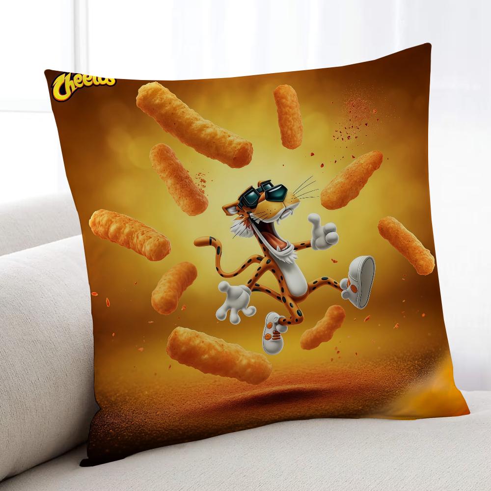 CCheetos Cool Food cushion cover Home Bedding Sofa living Room pillowcase Simple Soft Skin Cushion Cover Party Gift