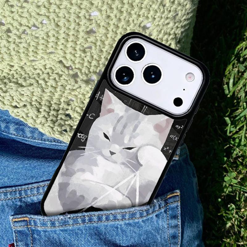 The Voices Cats - Pet Phone Case For iPhone 17 AIR 16 Pro Max 15 14 Pro 11 12 13 Shockproof Silicone Cover
