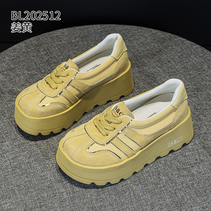 Thick-soled Small Muffin Shoes Spring and Autumn New Breathable Casual and Comfortable