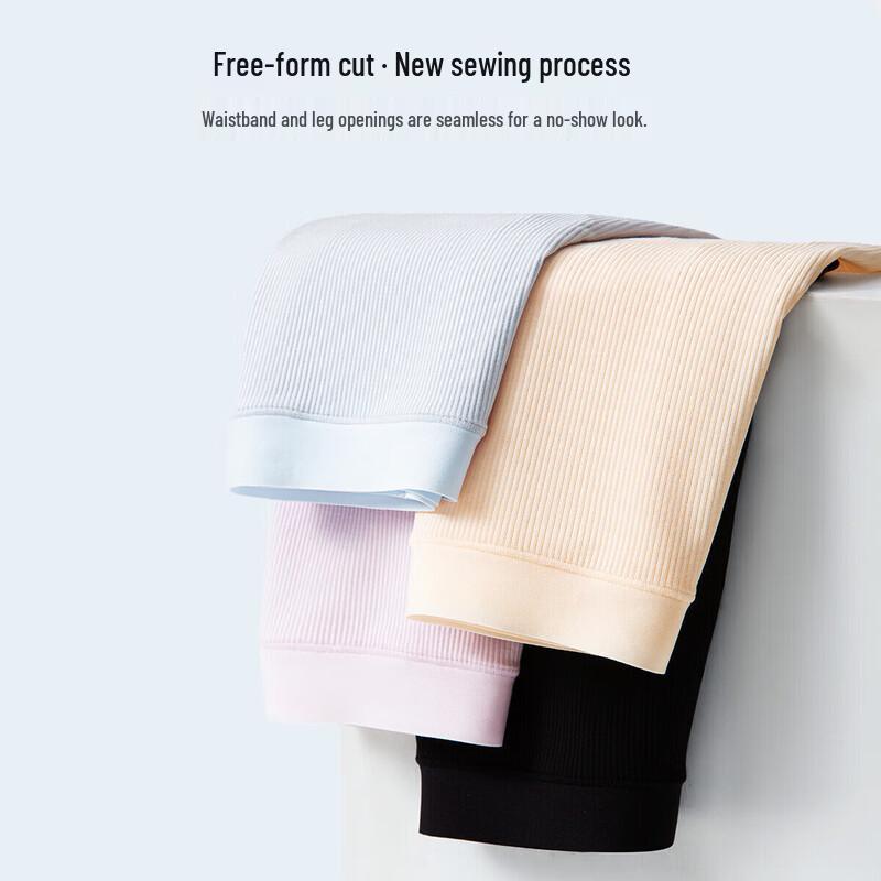 Odifen Women's 60S Modal 5A Antibacterial Seamless Mid-Waist Briefs 3-Pack