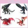 Captivating Pvc Dragon Figures Western Mythical Creatures Ice Dragon Fire Eagle Wolf Dragon Decor