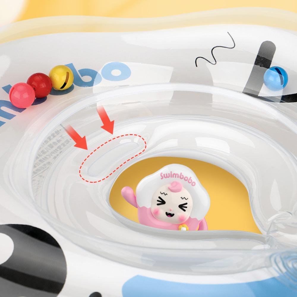 Cartoon Inflatable Neck Band for Newborn Babies Petal-shaped Baby Bath Collar  Swimming Pool