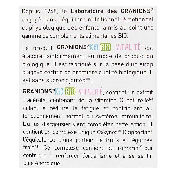 Granions Kid Bio Vitalité 125ml