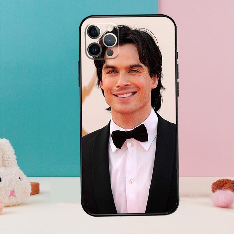 Damon Salvatore Vampire Diaries Phone Case For iPhone 17 Air 16 15 13 12 11 14 Pro Max 12 13 mini 15 16 Plus 16e Cover Coque