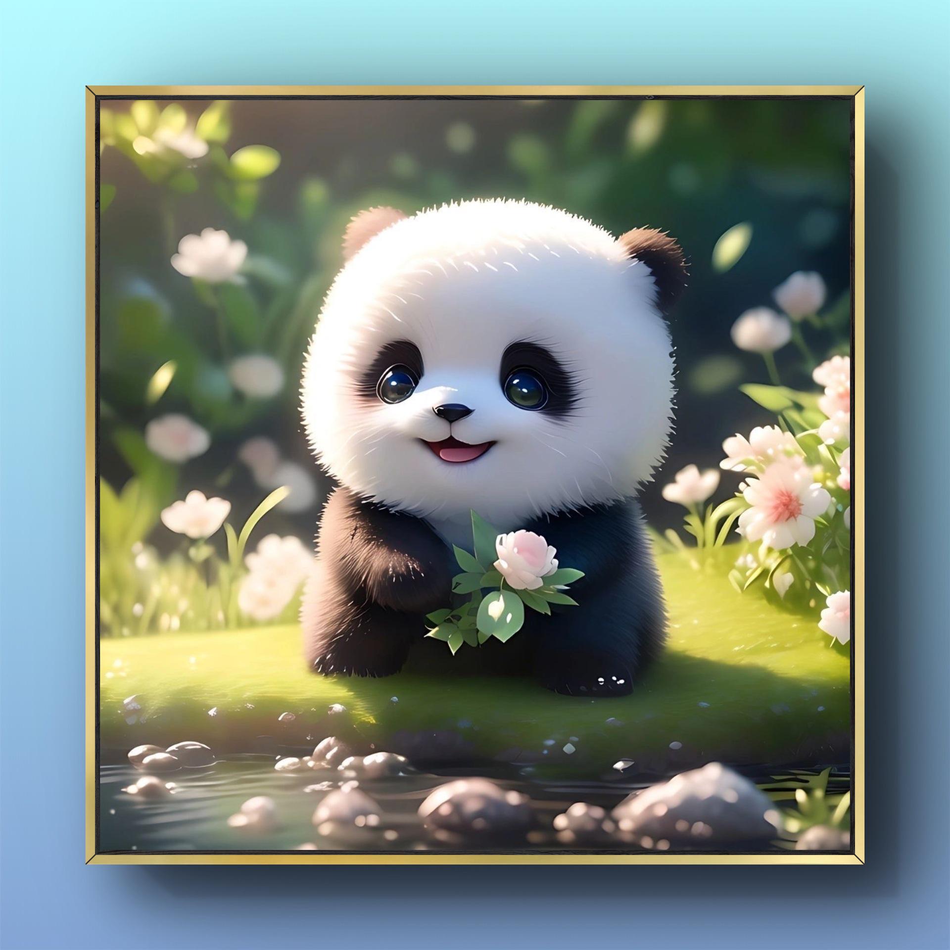 

Adorable Red Panda Wall Stickers for Kids Rooms – Self-Healing Decorative Cartoon Animal Design