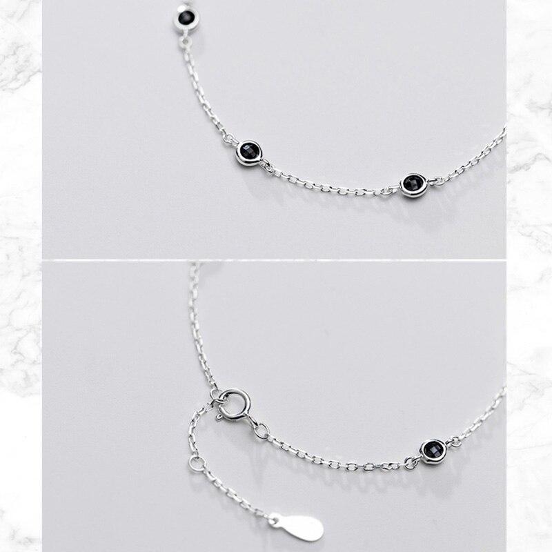 Trustdavis Genuine 925 Sterling Silver Fashion Sweet Round Colour Zircon Bracelet For Women Teen Party Fine S925 Jewelry Da2689