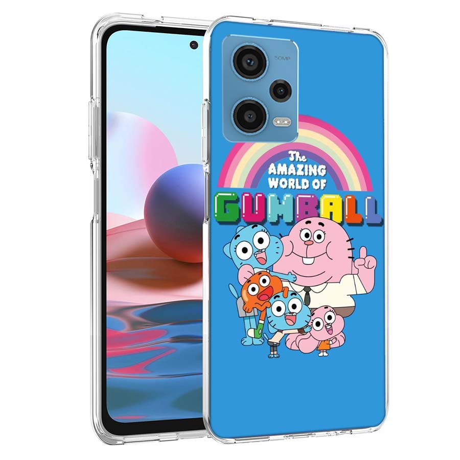 Cartoon The Amazing World of Gumball Phone Case For Redmi Note 13 12 14 15 Pro Plus 13R 11 11T 11E 11S 10 Pro 10S 9 9S Cover Cel