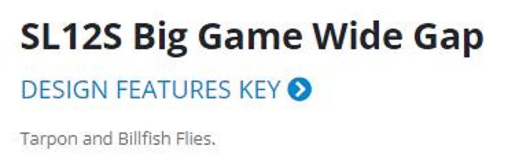 Gamakatsu SL12S Big Game Tin Plated Hook Size 4/0 , 7 Per pack (1359)