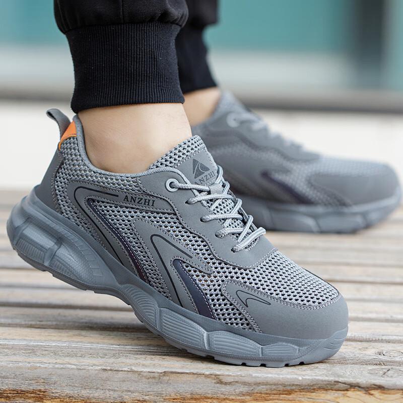 Men s Breathable Anti-Smash Puncture-Proof Safety Work Shoes 41