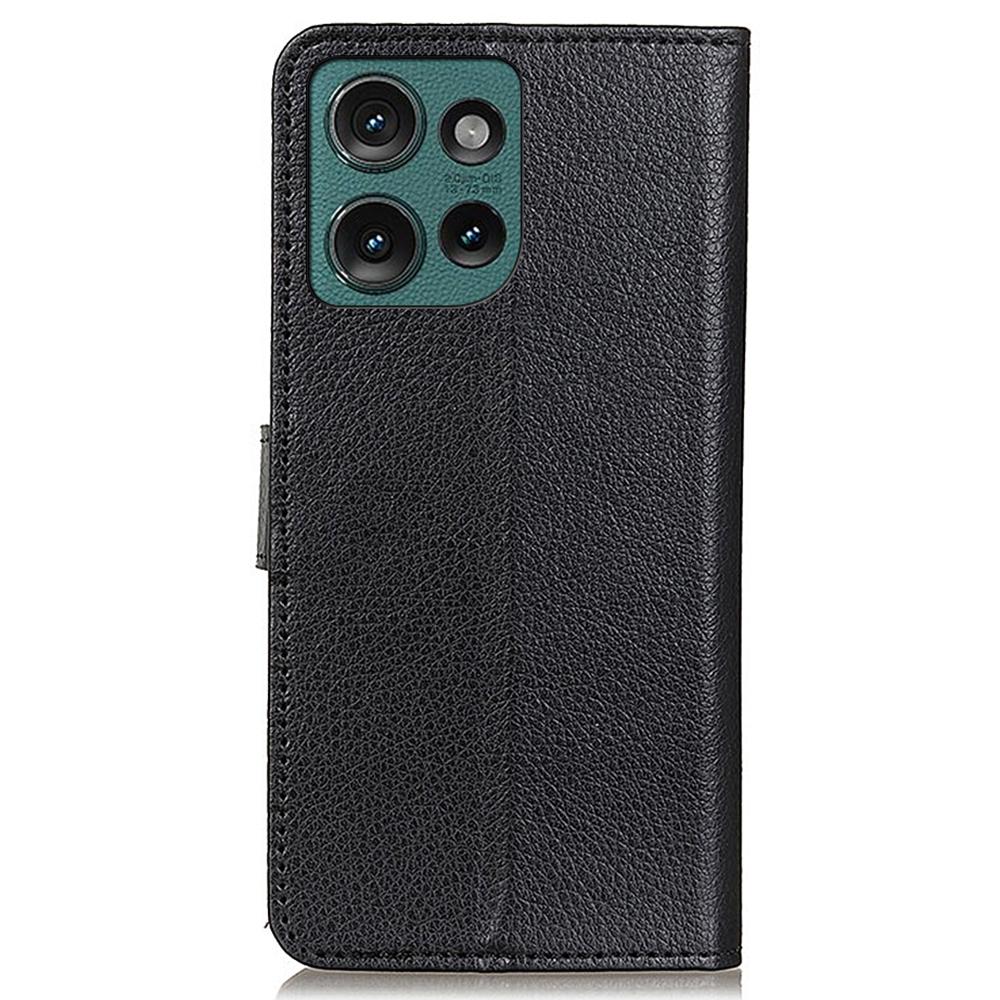 For Motorola Edge 50 Neo 5G/Moto S50 5G/Thinkphone 25 5G Wallet Case PU Leather Phone Cover Litchi Texture