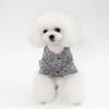 Autunno Inverno Vestiti per cani Stampa lisca di pesce Giacca per cani Cappotto caldo per animali domestici per gatti Cani di piccola taglia Maglione Chihuahua Teddy Abbigliamento per animali domestici