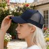 Baseball Hat Adjustable Back Buckle Breathable Mesh Rear Opening Design Outdoor Casual Hat Daily