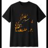 Anime Chimera Candlelit Fantasy Mens T-Shirt Black 100% Cotton Tee