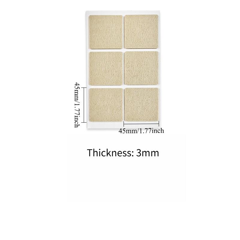 1PC Table and Chair Foot Pads Anti-collision Furniture Protective Pads Chair Self-adhesive Foot Pads Stool Silent Table Foot Pads