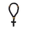 Orthodox Side Buckle Cross Bracelet Religious Wooden Beads Prayer Rope Adjustable Prayer Beads