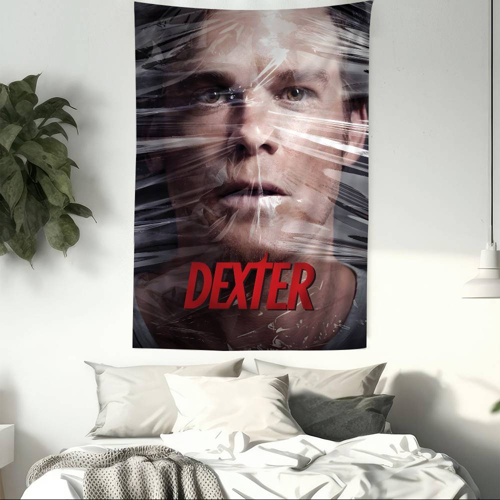 DDexter Michael CHall Classic TV Cartoon Tapestry Bohemian Wall Tapestries Mandala Home Decor