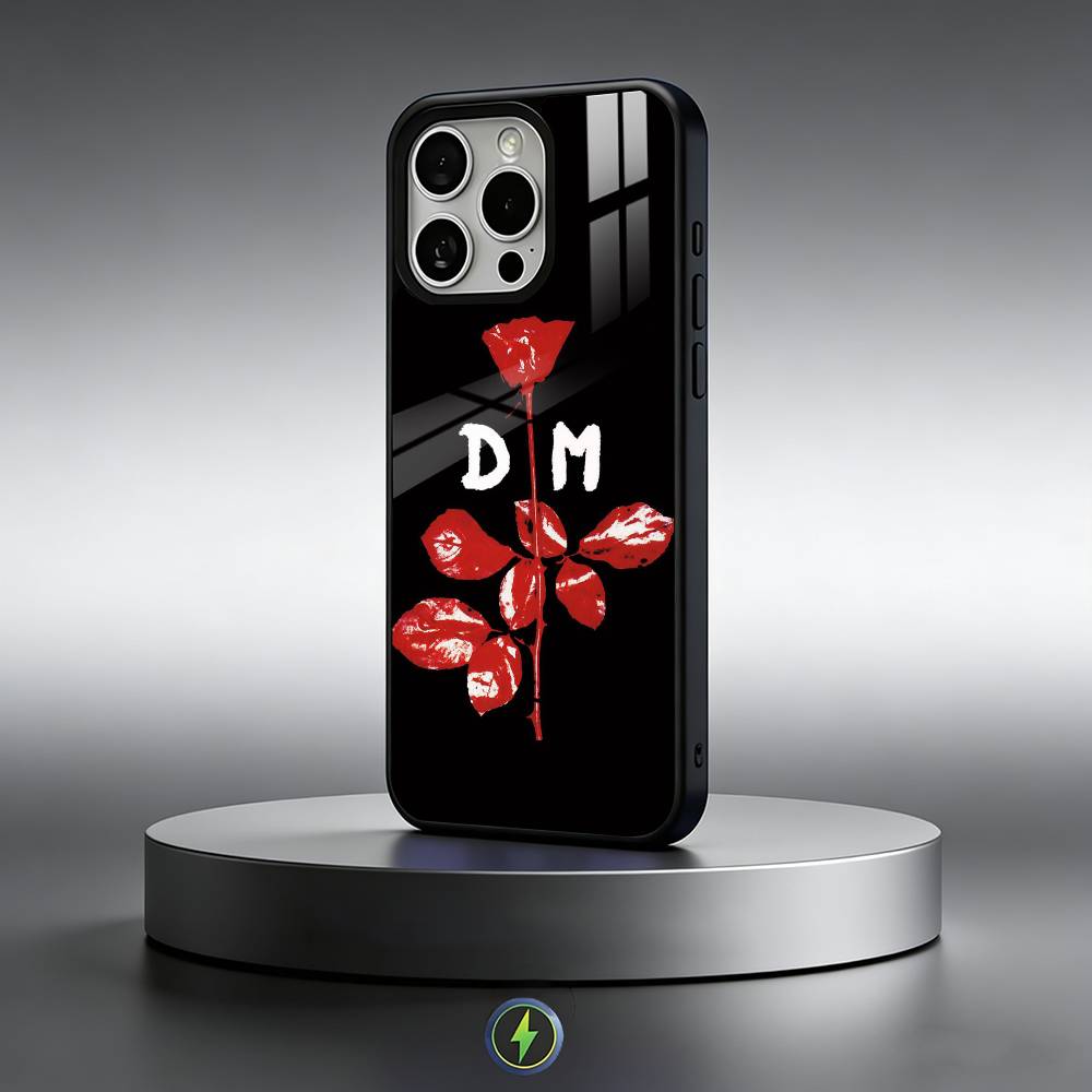 D-Depeche Mode Band Phone Case For iPhone17,16,15,14,13,12,11 Plus,Pro Max Magnetic For Magsafe Wireless Charging