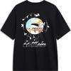 Li Ning Brand Logo Round Neck Straight Cut Short Sleeve T-Shirt Men Tops Black AHST803-2