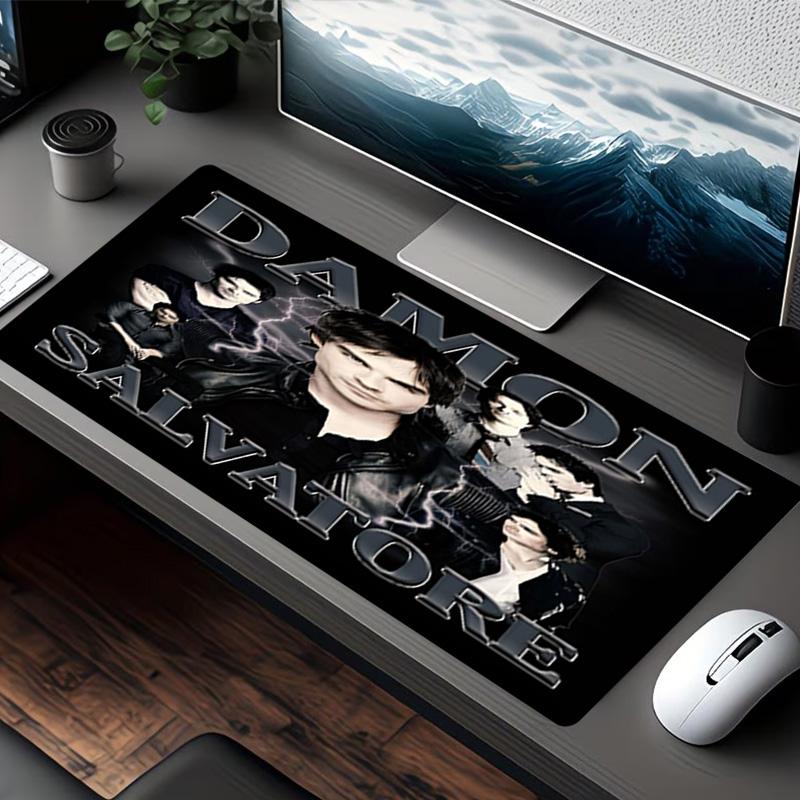 Damon Salvatore Print Mouse Pad, for Keyboard Pad Laptop PC Mat for Office Home Use, Desk Decor, Perfect Birthday Gift for Gamers