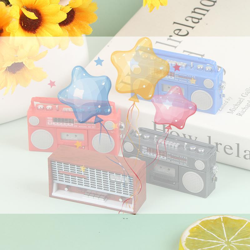 1:12 Dollhouse Miniature Radio Model Recorder Player Toy Doll Furniture Decor