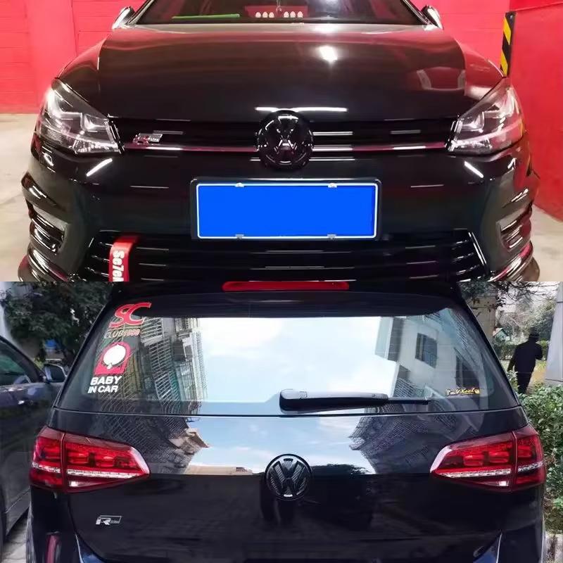 Car Logo Front Grille Rear Trunk Decoration Sticker Accessories For VW GTI Golf MK6 MK7 Polo Passat CC Tiguan T-ROC Jetta Arteon zl2