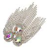 Rhinestone Tassel Shoulder Epaulet Decorative Shoulder Board Badge DIY Exquisite Tassel Epaulet for