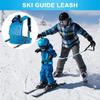 Kinder Ski-Trainingsgeschirr Geschwindigkeitskontrolle Anfänger Snowboarden Skifahren Hilfstrainer Zug Sicherheitsgurt mit Rucksack
