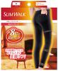 Slimwalk Compression 24h Heat Size Leggings, Multi-Skinny Fleece, Black, M, Warm, Women's