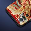 Chinoiserie Loong Flower Dragon Phone Case Cover for Redmi 14C 10C Note 15 14 13 12 10 11 K40 Pro Plus 5G Soft TPU Shell Capas