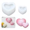 S/M/L Chocolate Baking Mold Heart Shape Love Heart Mold 3D Heart Cake Mold  Resin Crafts