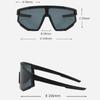 Modischer Neuer Stil Laufen, Radfahren, Mountainbike Outdoor-Sportarten Herren und Damen Große Rahmen Schutzbrille XSY1063