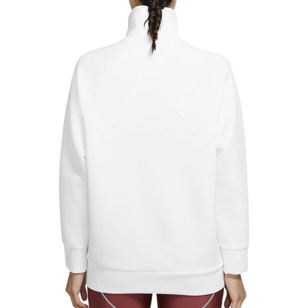 Nike Sweatshirts Women's White Turtleneck Moderate Regular CU3679-100