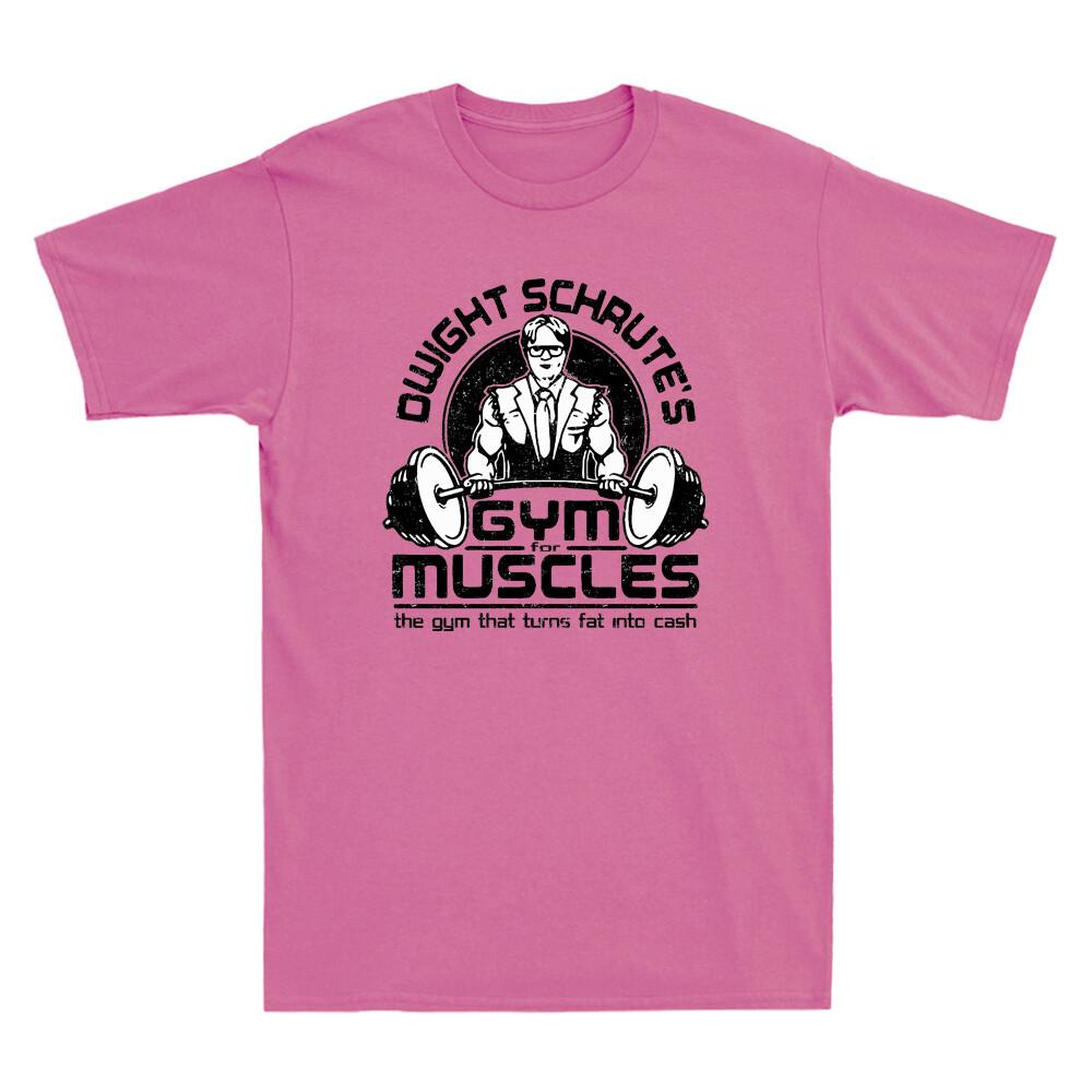 Schrute's Gym For Muscles Office Dwight Funny Comedy TV Series Retro Unisex's Shirt