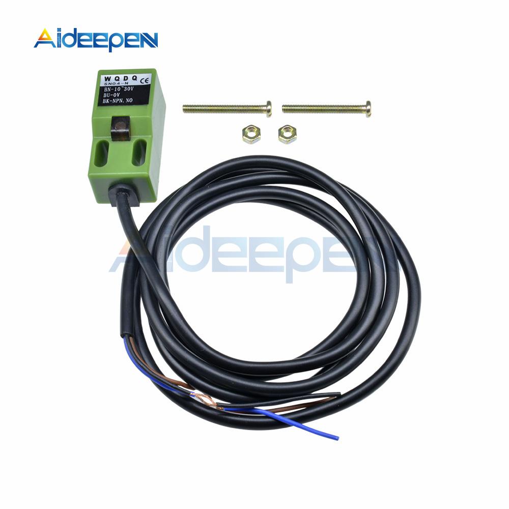SN04-N DC NPN PNP NO NC 4MM DC 6-36V SN04 Inductive Proximity Sensor Detection Switch Proximity Switch for Metal Inspection