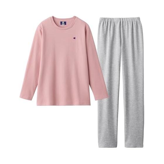 Champion Room Wear Long Sleeve Long Pants Cardboard Knit Ladies