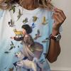 3D printing and dyeing T-shirt women's top